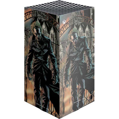 DC Comics The Joker Walking Dark Grounds Comic Art By Lee Bermejo XBox Series X Digital Edition Console Skin